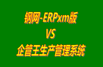 鋼網-ERPxm版 vs 加工廠生產管理系統免費版的ERP軟件