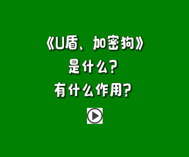 生產管理系統軟件加密狗密碼鎖U盾是什么有哪些用途怎么用